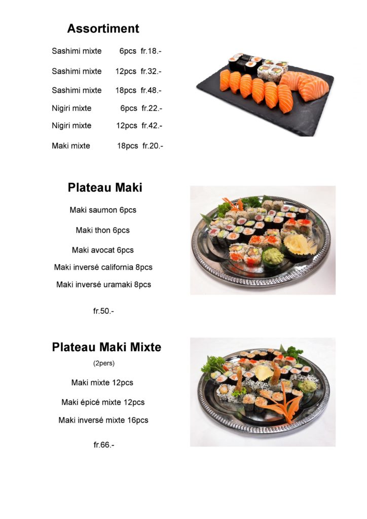 origami sushi restaurant menu